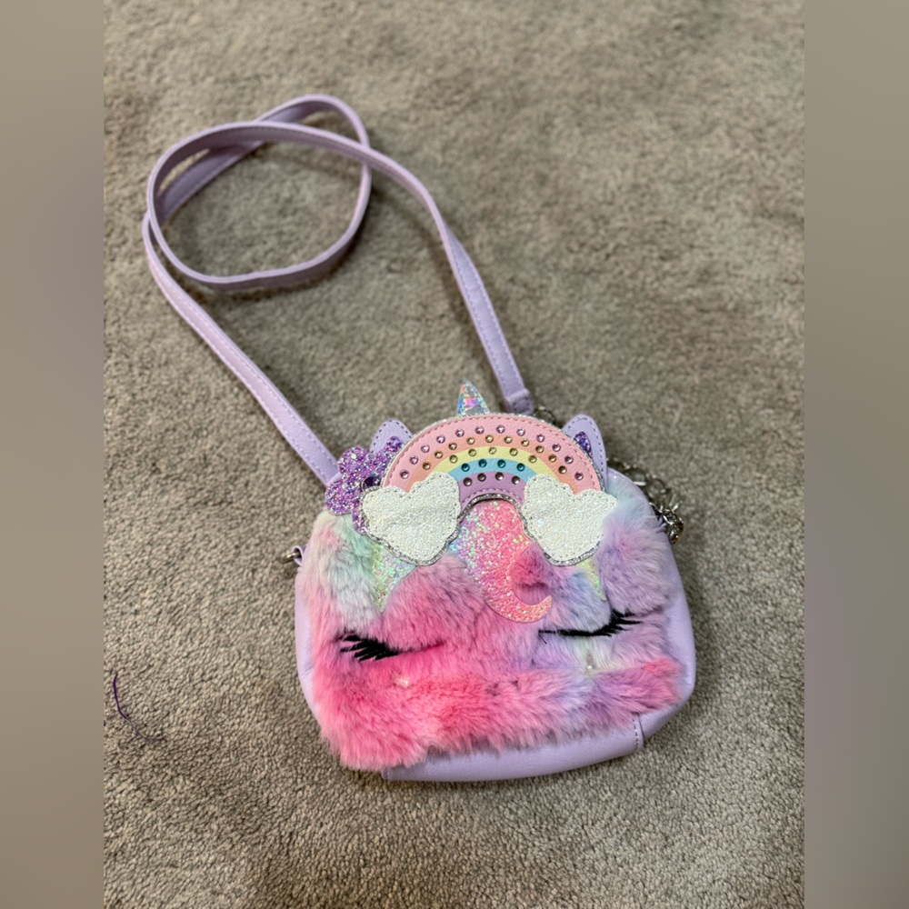 Colorful Unicorn Kids Crossbody Bag